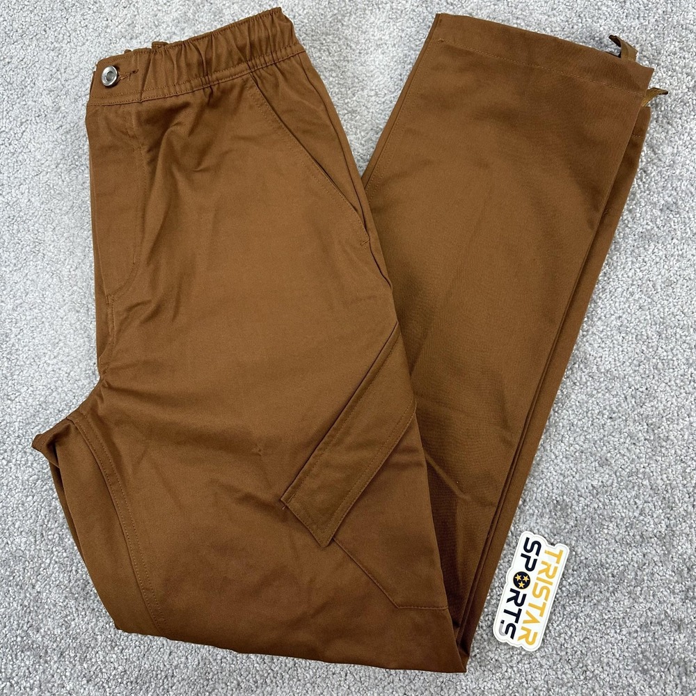 Jordan Cargo Pants Mens Small Brown Standard Fit Drawcord Utility FB7305-281